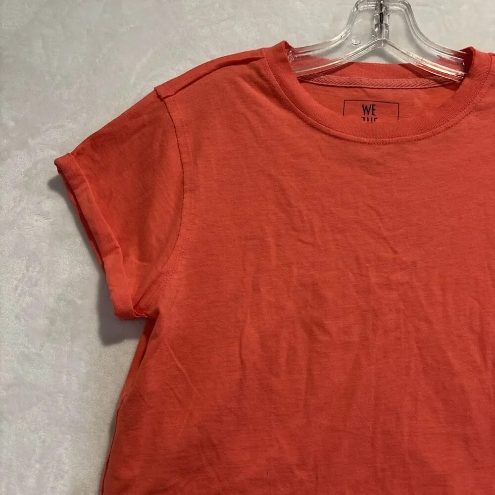 Free People We The Free The Perfect Tee Women's Small Radiant Watermelon Cropped